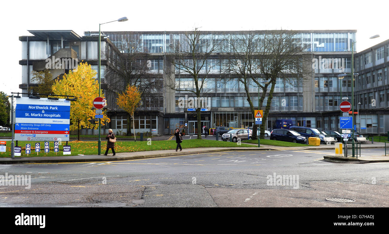 General view of Northwick Park Hospital as staff in England and Northern Ireland to go on strike