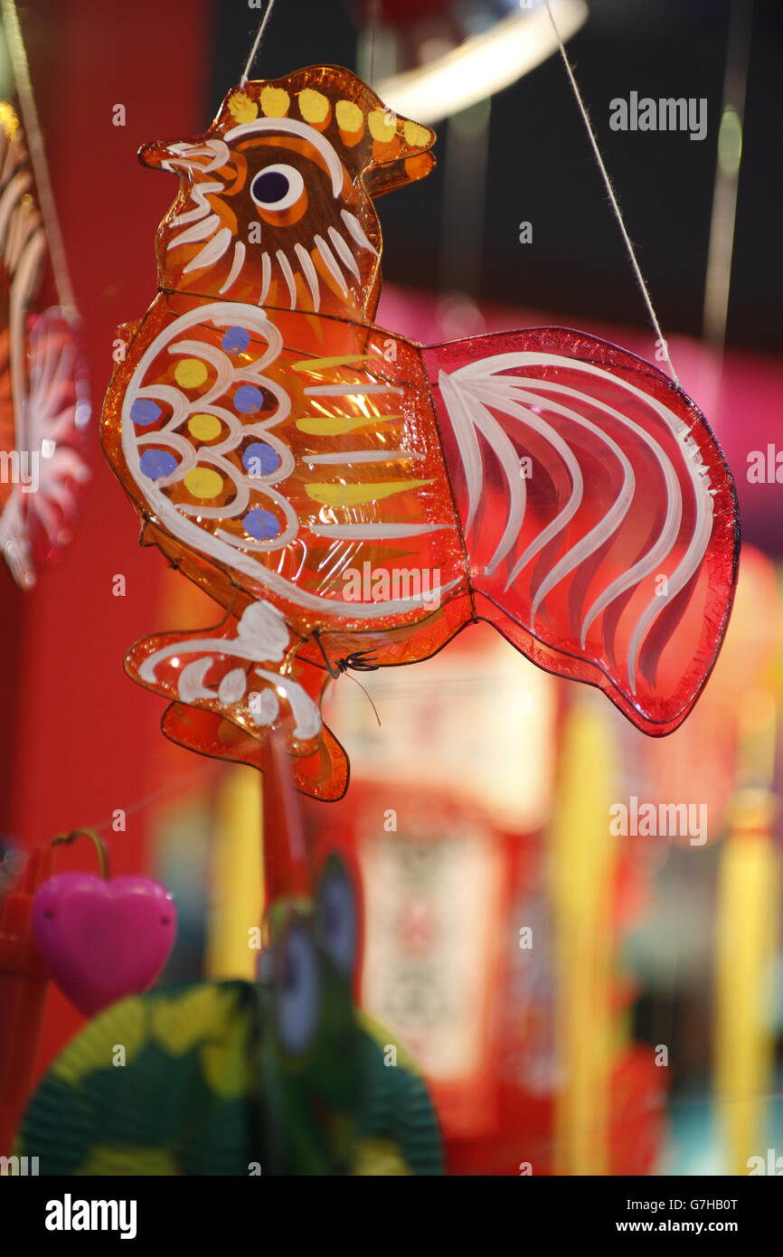 rooster lantern for mid autumn festival Stock Photo Alamy