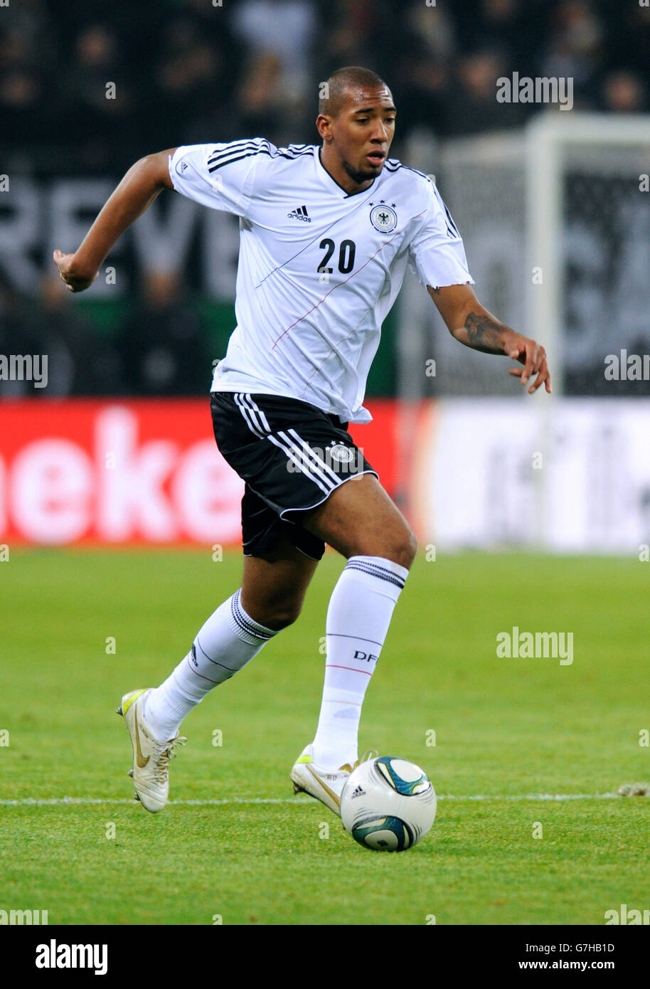 Jerome Boateng, Germany, international football match, friendly match, Germany - Netherlands 3:0, Imtech Arena, Hamburg Stock Photo