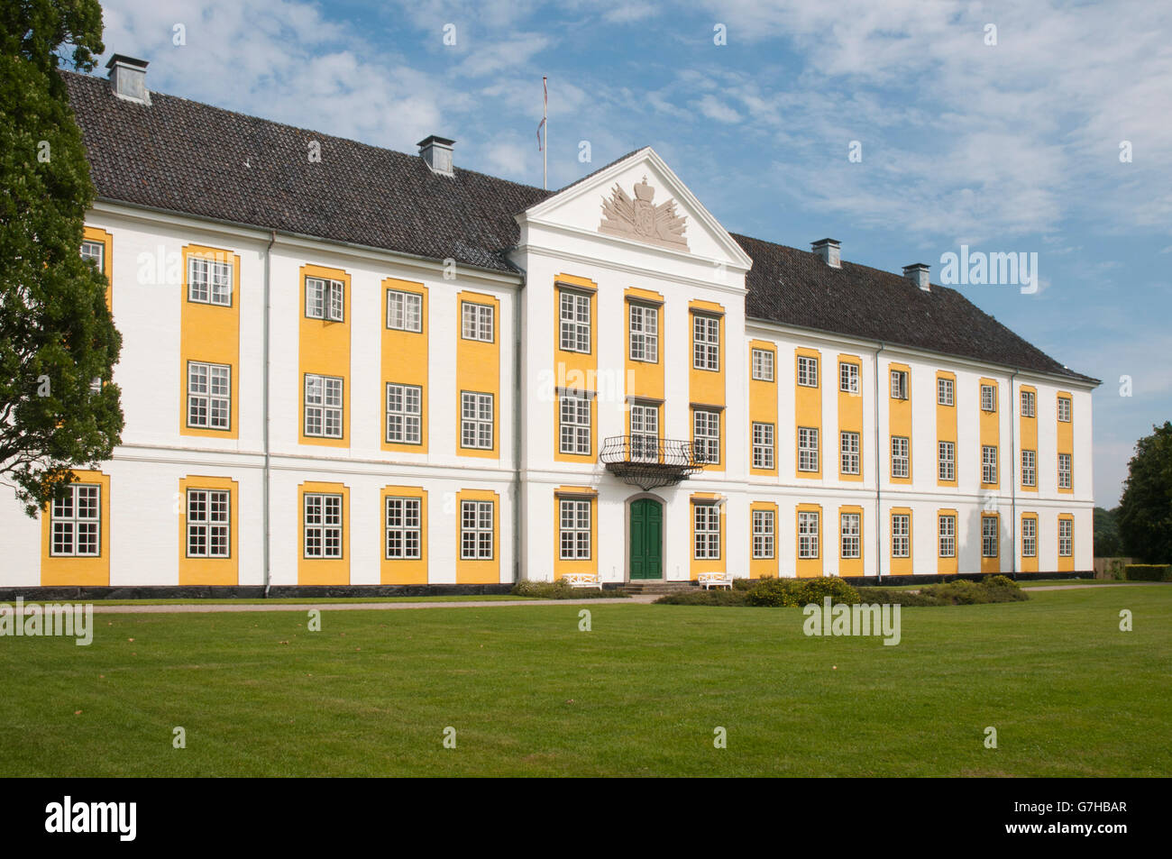 Schloss Augustenburg, Augustenborg Castle, Als Island, Flensburg Fjord, South Denmark, Europe Stock Photo