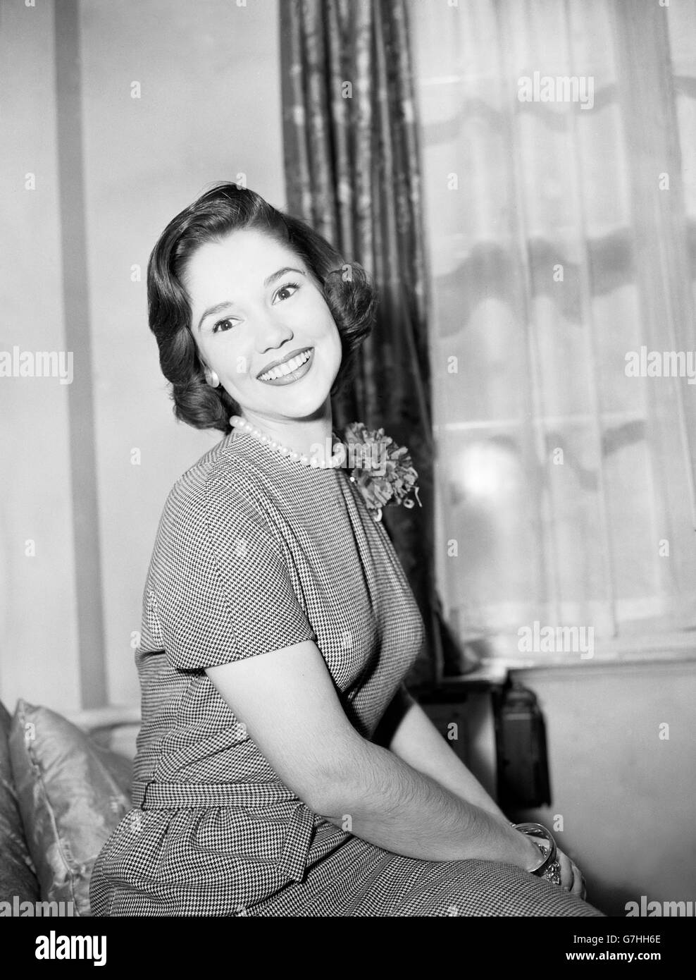 Miss america mary ann mobley Black and White Stock Photos & Images - Alamy