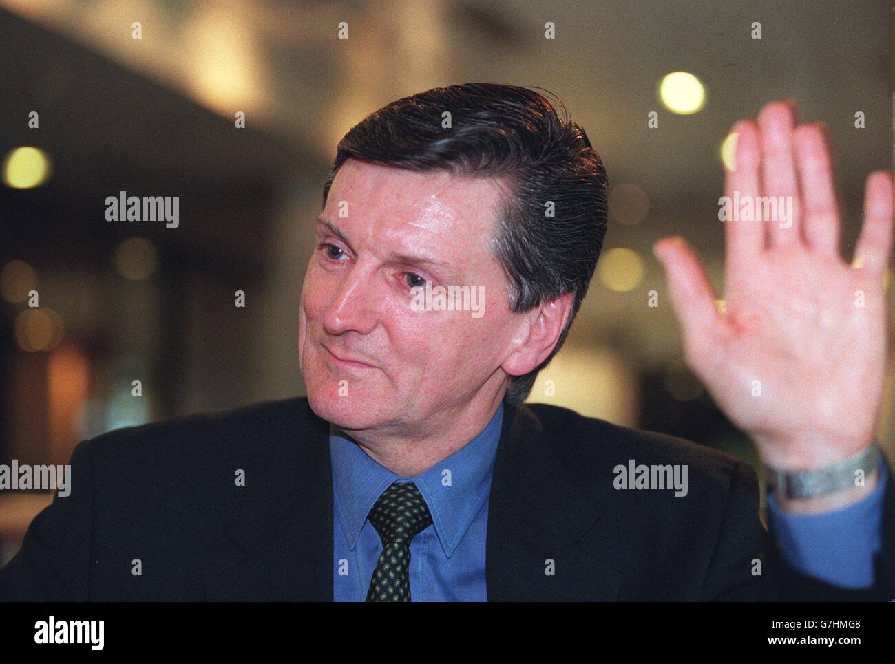 Soccer UEFA Technical Director. Andy Roxburgh, UEFA Technical