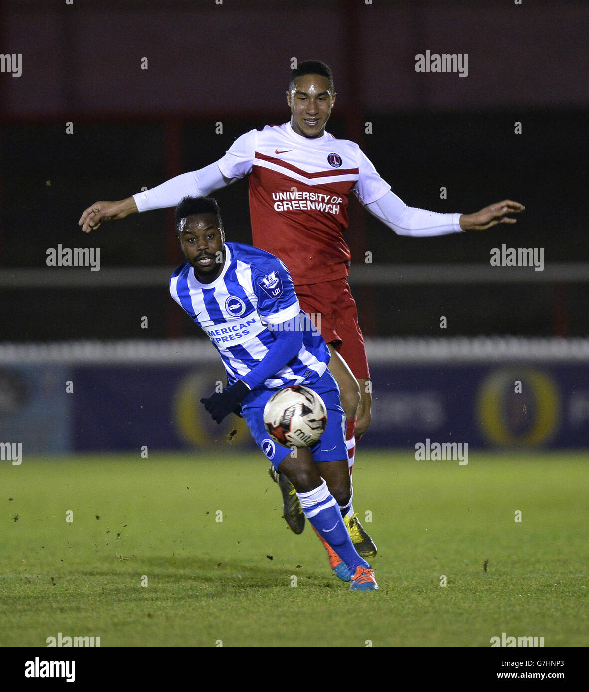 Soccer - Barclays U21 Premier League Cup - Charlton Athletic v Brighton &  Hove Albion - PHB Stadium Stock Photo - Alamy