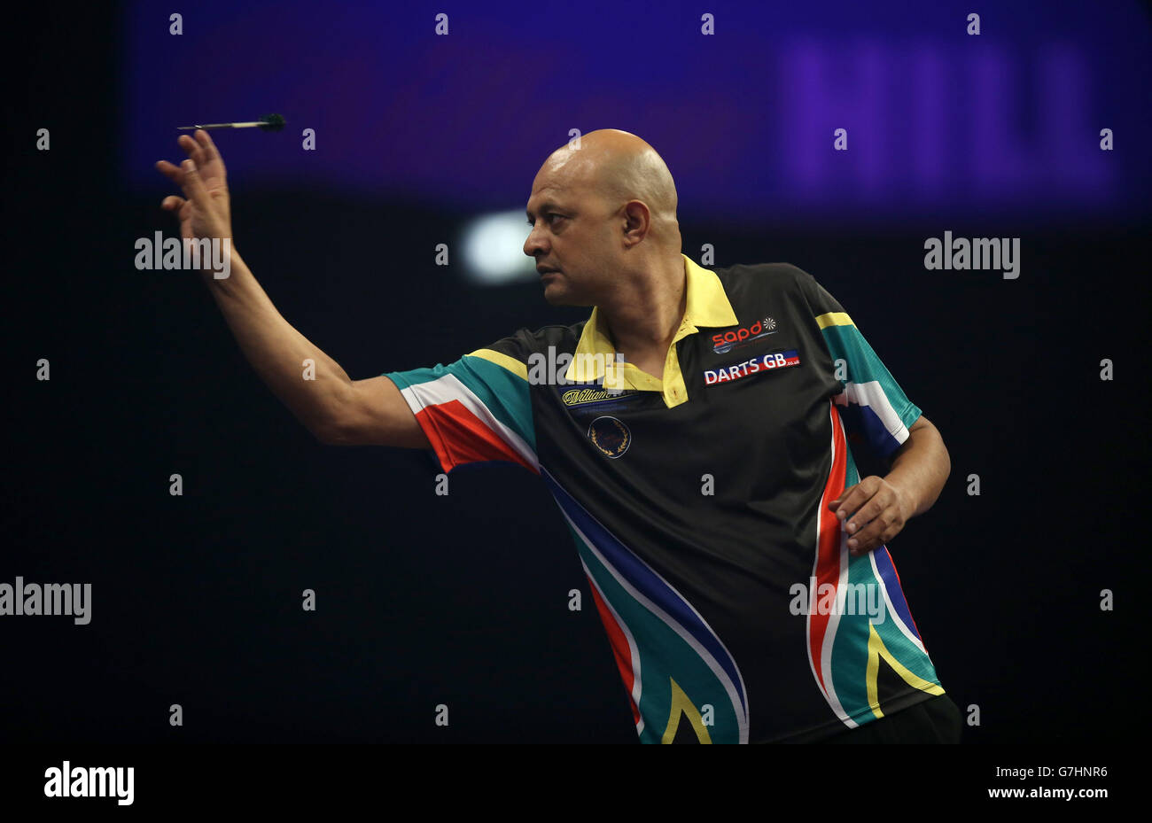 Darts 2014 William Hill World Darts Championship Day Five Alexandra Palace. Nolan Arendse