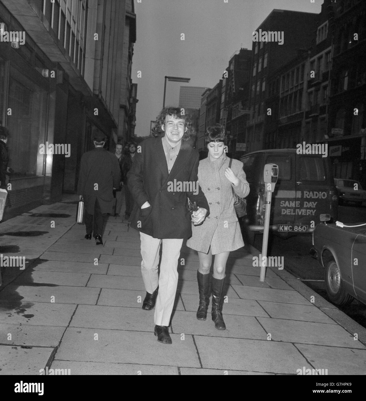 Pop singer Joe Cocker and his 22-year-old girlfriend Eileen Webster in ...