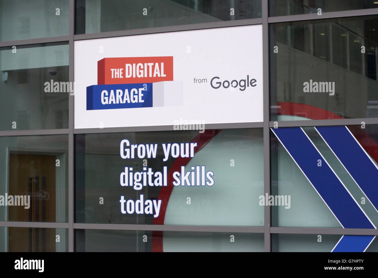 The Digital Garage from Google in Newcastle city library Stock Photo