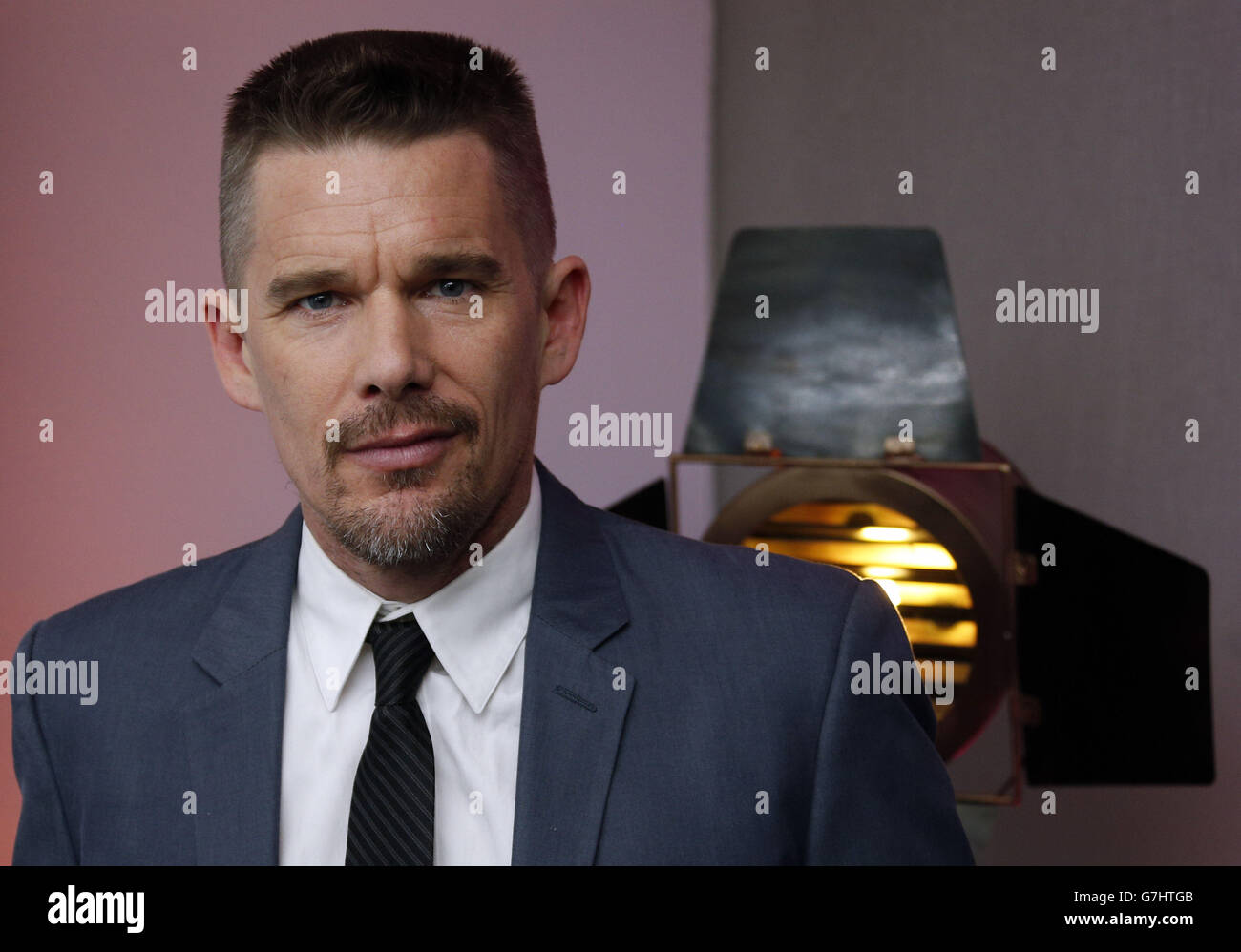 Ethan Hawke discusses his craft and career at A Life in Pictures event hosted by BAFTA, Piccadilly, London. Stock Photo