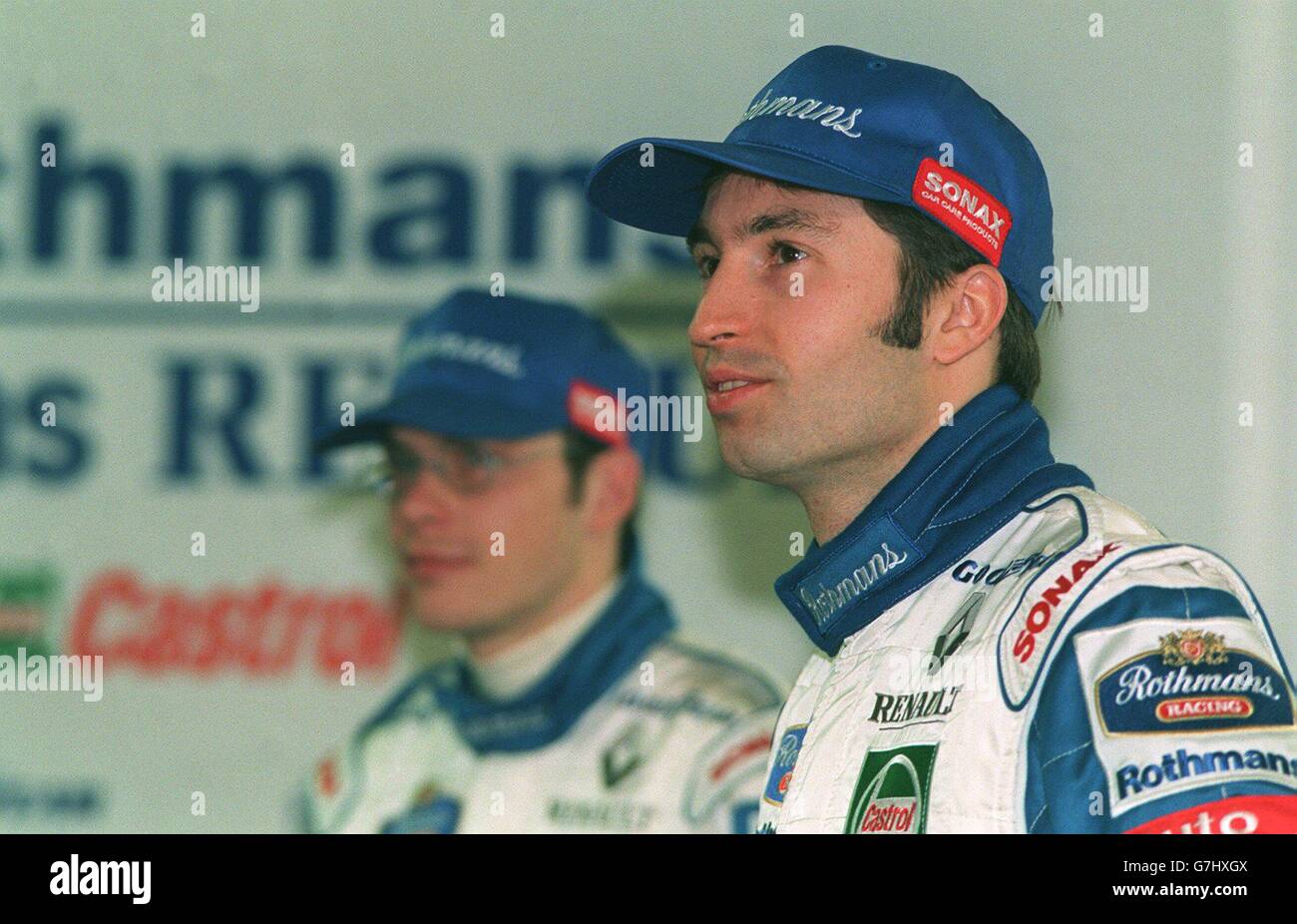 Heinz harald frentzen during1997 williams renault formula one launch hires