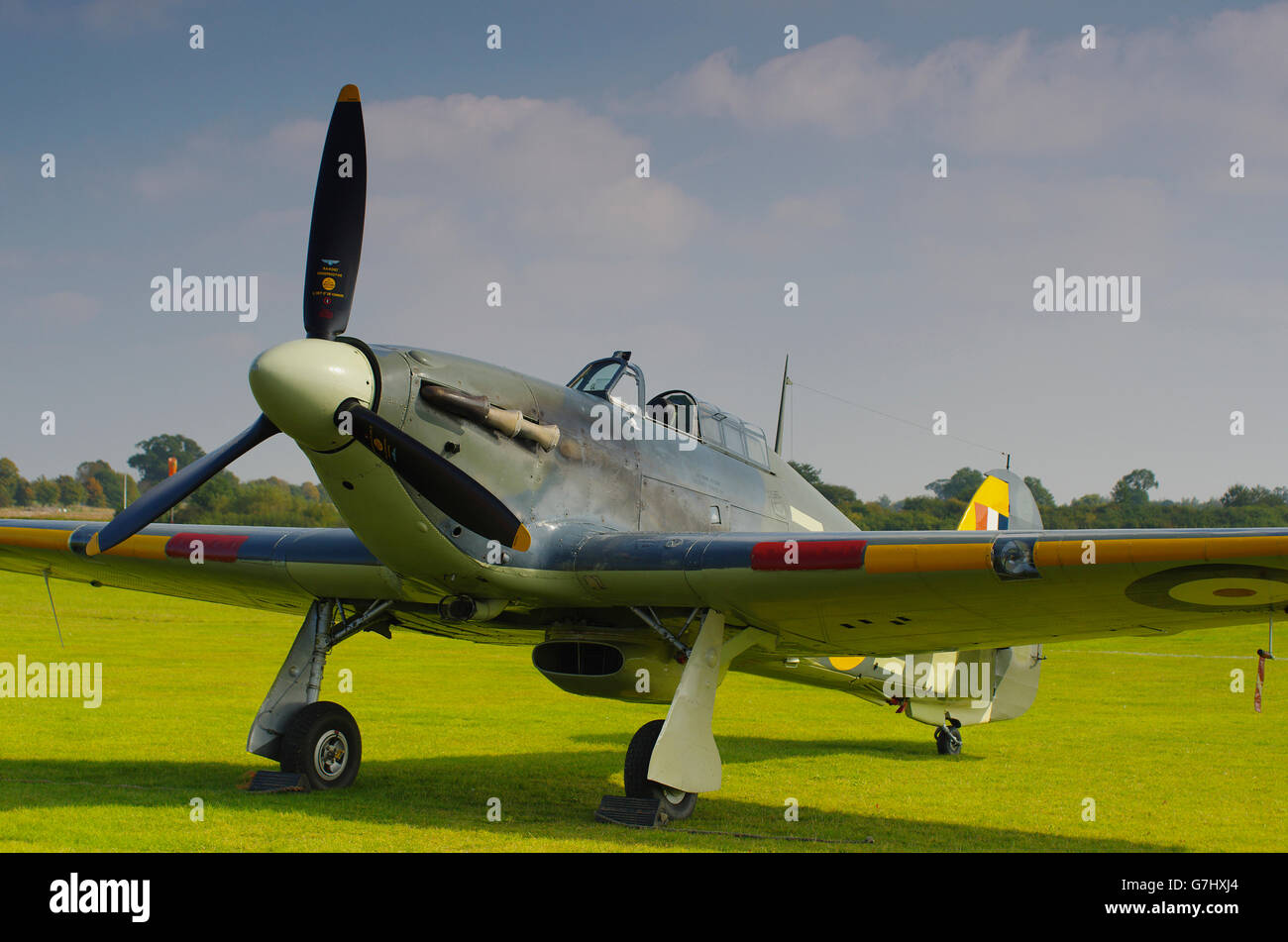 Hawker Sea Hurricane, Z7015, Shuttleworth Collection Stock Photo