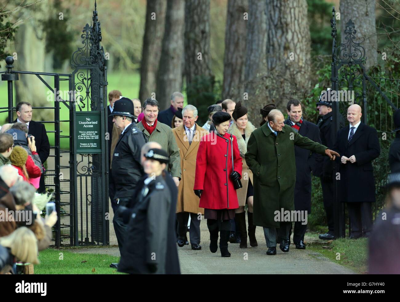 The Prince of Wales, Princess Royal and the Duke of Edinburgh join