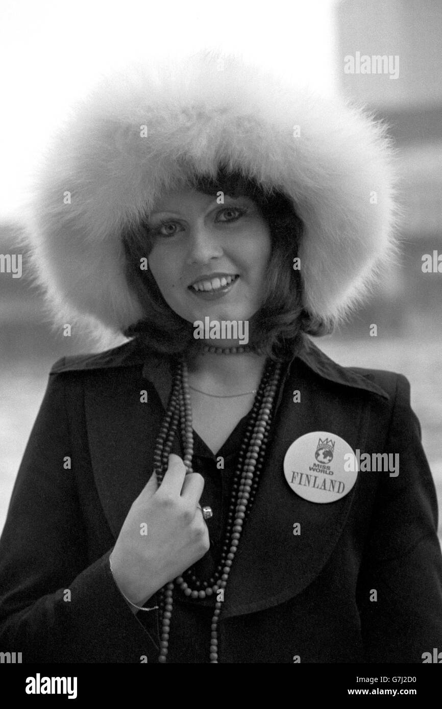Miss World 1974 Stock Photo Alamy