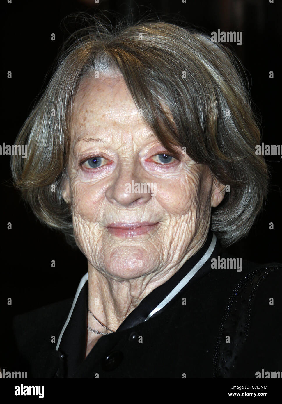 Dame Maggie Smith attends her 80th birthday party at 34 in Grosvenor Square, London. Stock Photo