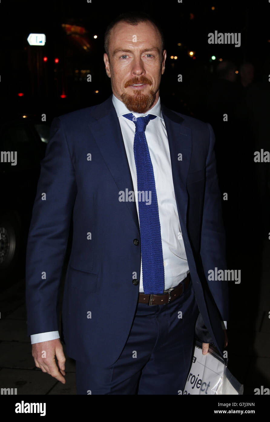 Toby Stephens attends the 80th birthday party of Dame Maggie Smith at 34 in Grosvenor Square, London. Stock Photo