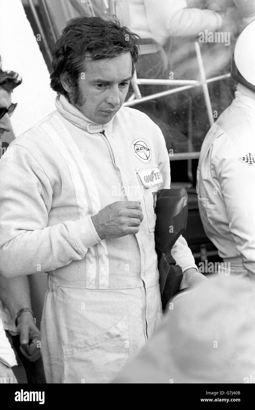 Frenchman jean pierre beltoise who drives for french team equipe matra