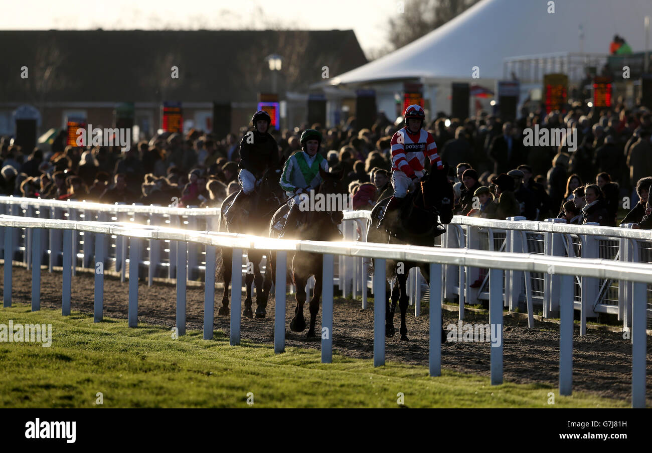 Cheltenham Raceway Hurdle day two international cheltenham racecourse hi-res stock ...