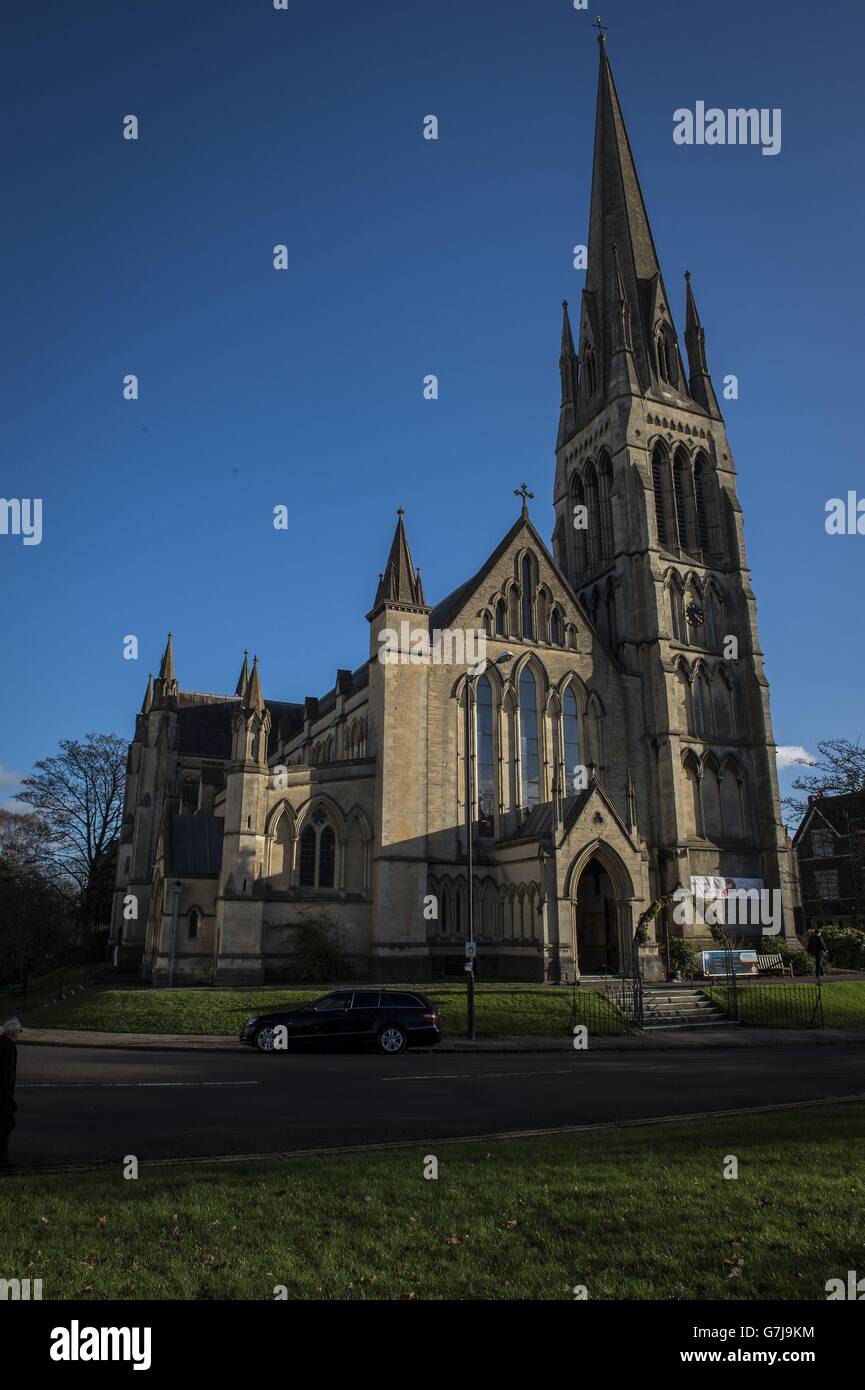 A general view of Christ Church, Clifton Down Road, Bristol, where the funeral of mother and daughter, Charlotte Bevan and newborn Zaani Tiana Bevan Malbrouck, who were found dead after leaving a maternity hospital, is being held. Stock Photo