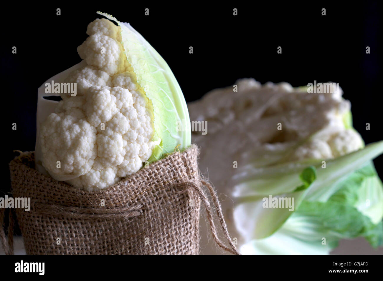 Cauliflower in a bag Stock Photo Alamy