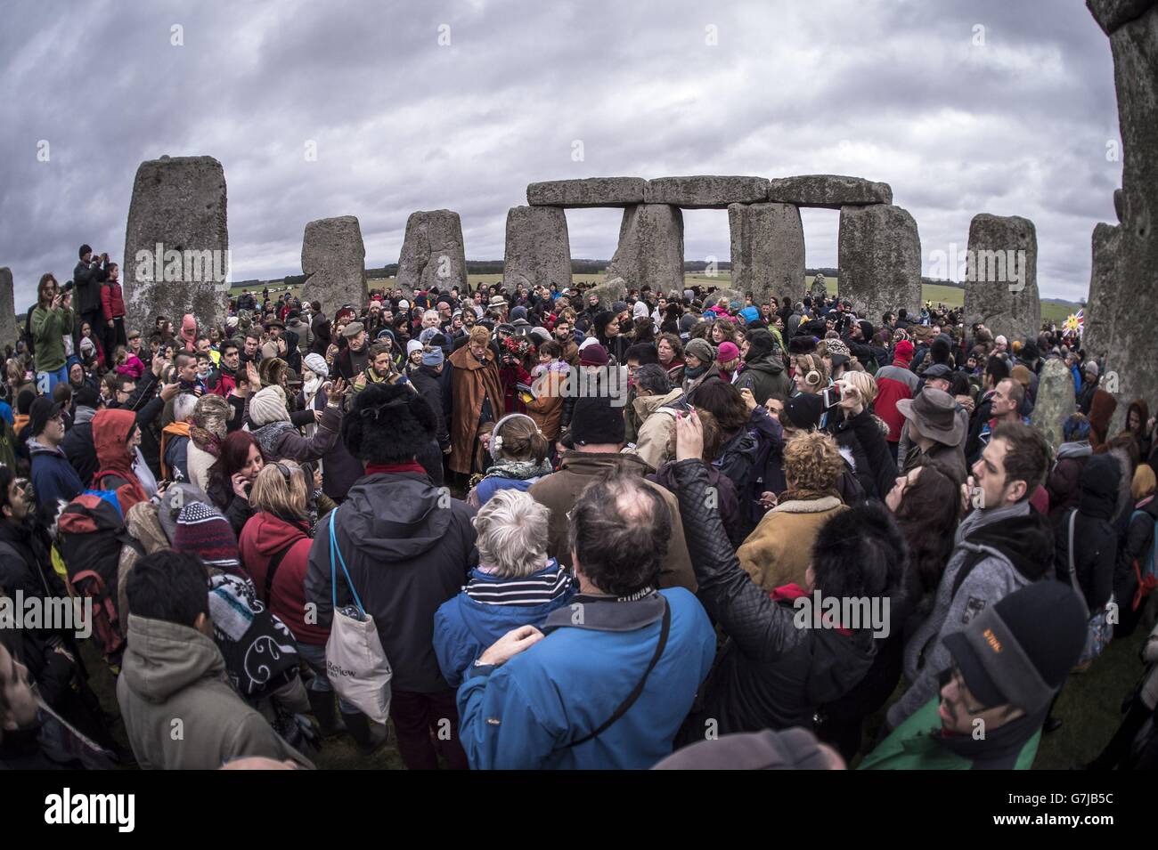 Winter Solstice at Stonehenge Stock Photo Alamy