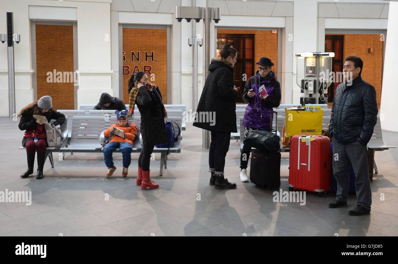 Network Rail engineering delays Stock Photo Alamy