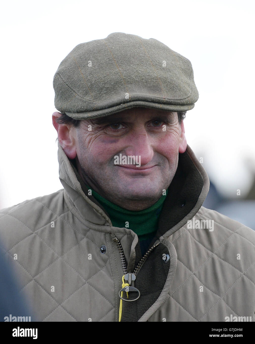 Trainer Chris Fairhurst in the parade ring on day two of the William Hill Yorkshire Winter Festival at Wetherby Racecourse, Wetherby. PRESS ASSOCIATION Photo. Picture date: Saturday December 27, 2014. Photo credit should read: Anna Gowthorpe/PA Wire. Stock Photo