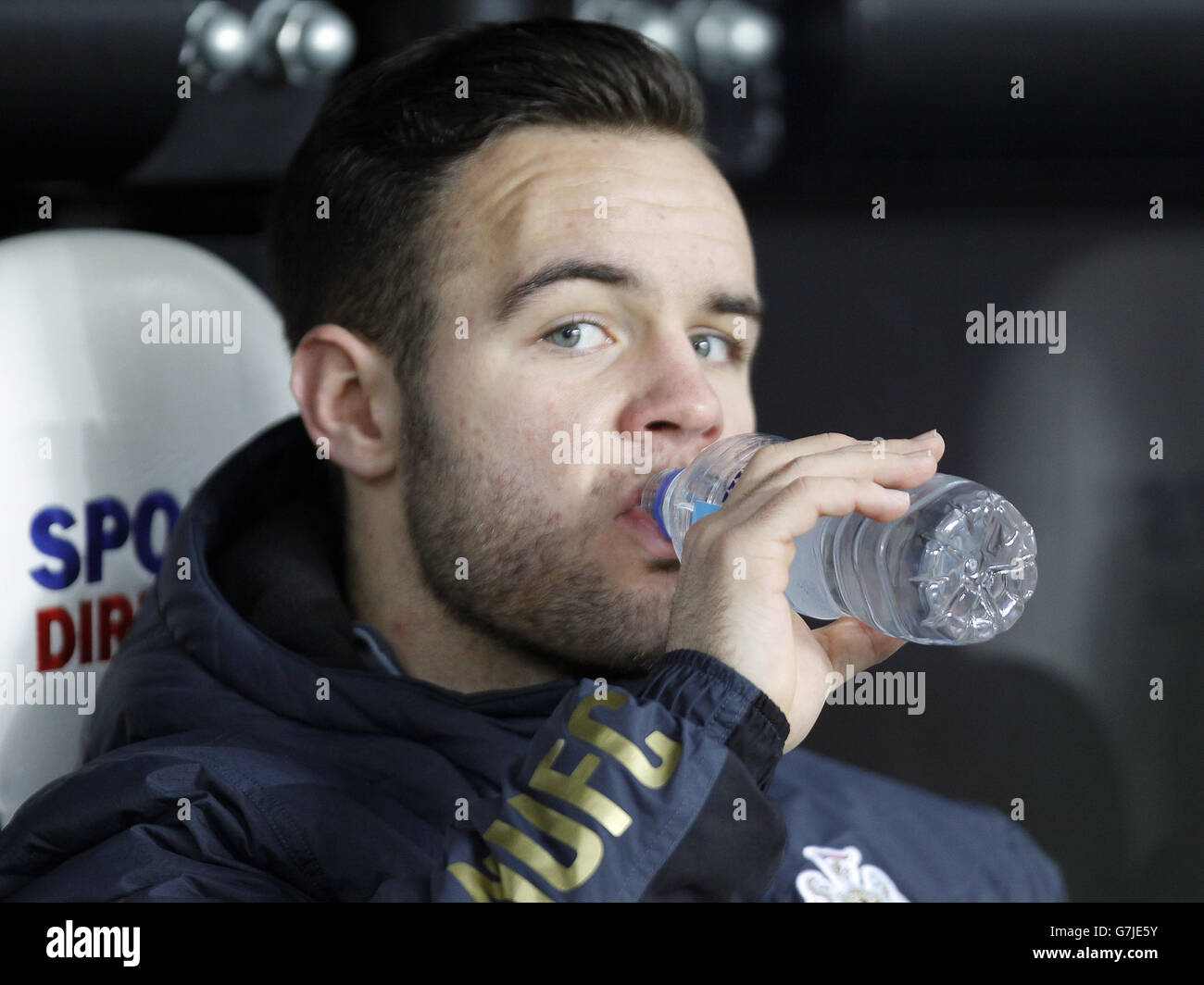 Soccer - Barclays Premier League - Newcastle United v Everton - St James' Park. Newcastle United's Adam Armstrong Stock Photo