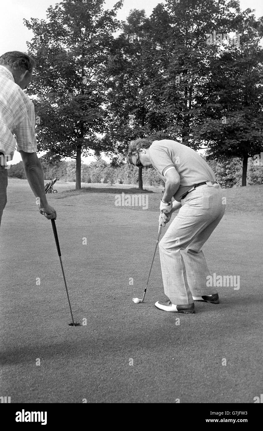Golf - Blind Golf - Cuddington Stock Photo