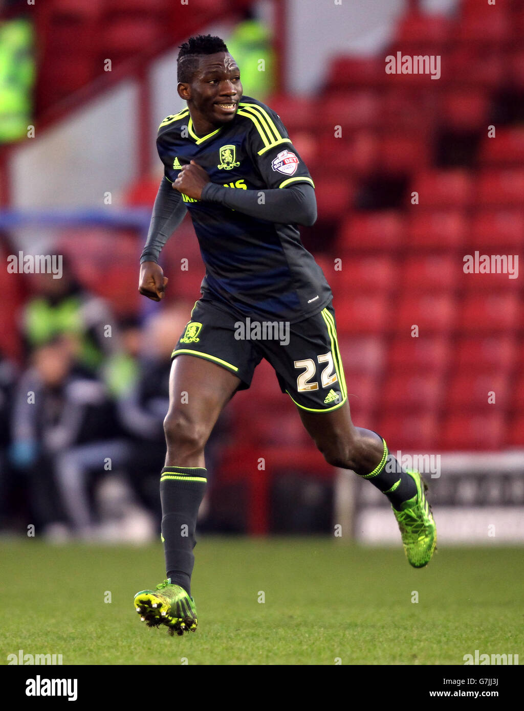 Soccer - FA Cup - Third Round - Barnsley v Middlesbrough - Oakwell. Middlesbrough's Kenneth Omeruo Stock Photo