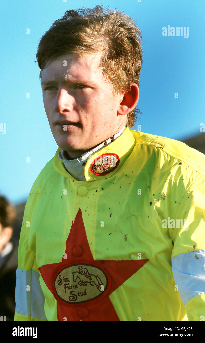 Horse Racing - Bangor-on-Dee Racecourse. Jockey Ryan Mahon at Bangor-on ...