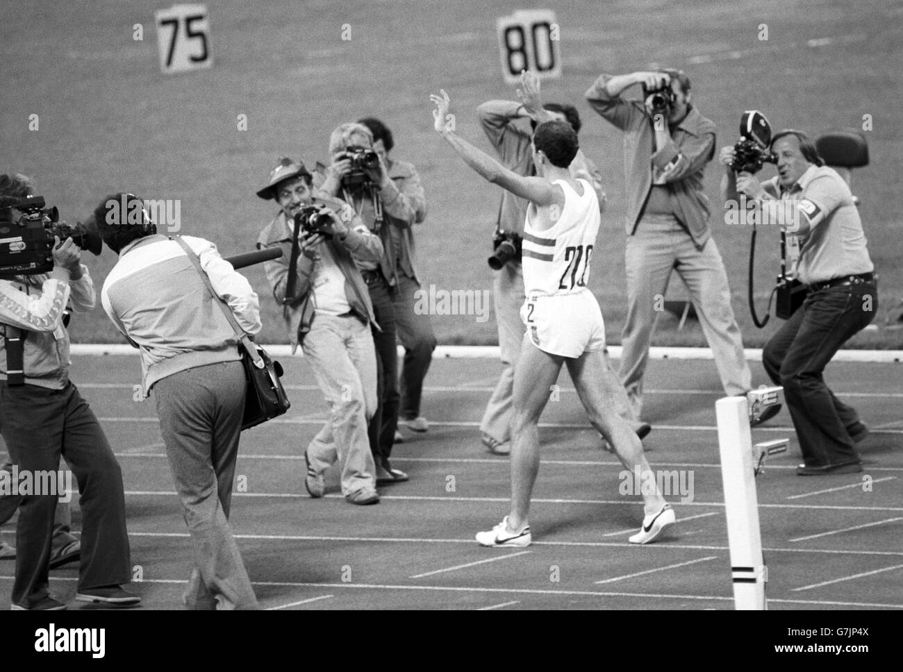 Athletics Moscow Olympic Games Men's 800m Final Stock Photo Alamy
