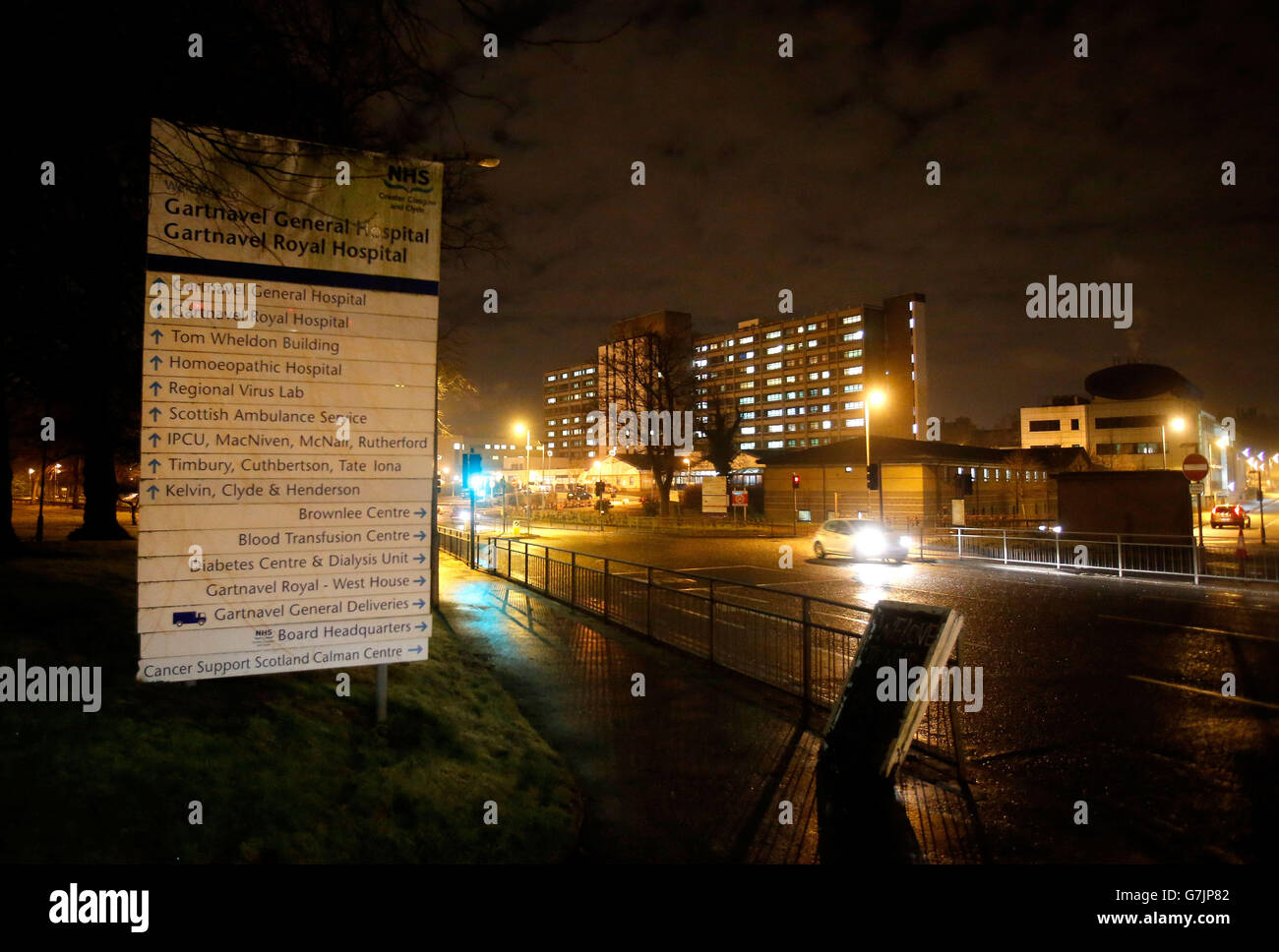 A general view of the gartnavel hospital campus hires stock