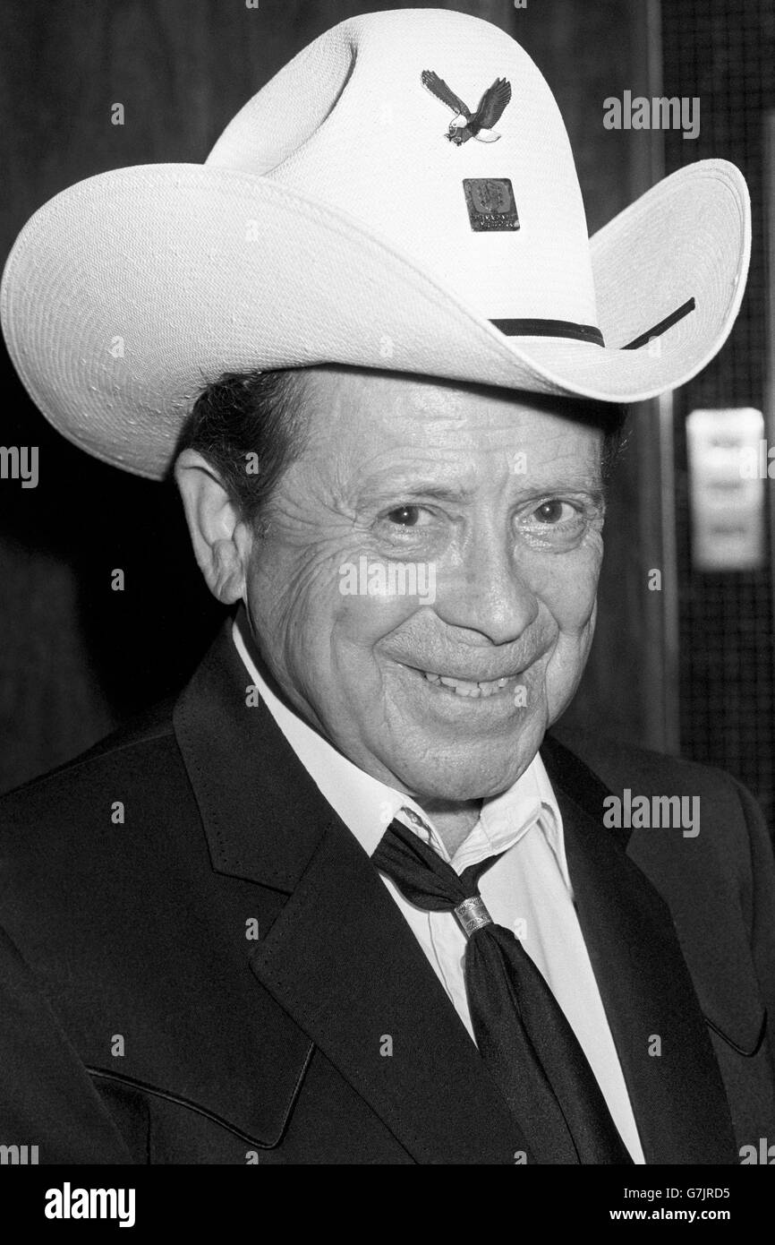 Music - Little Jimmy Dickens. Country singer Little Jimmy Dickens. Stock Photo