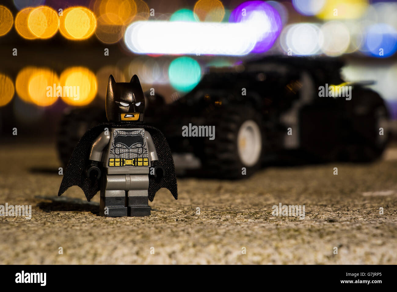 Lego Batman v Superman Stock Photo - Alamy