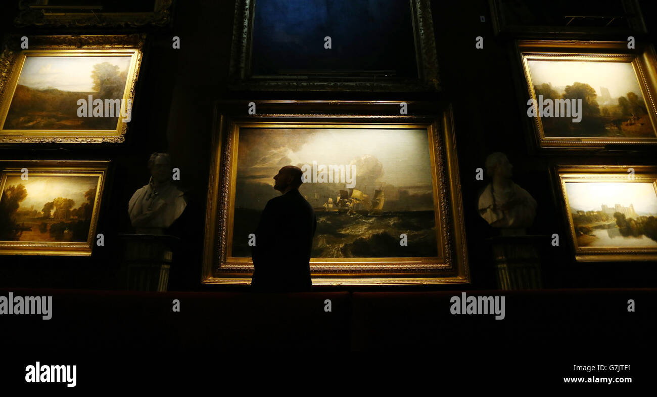 Turner exhibition at Petworth House Stock Photo Alamy