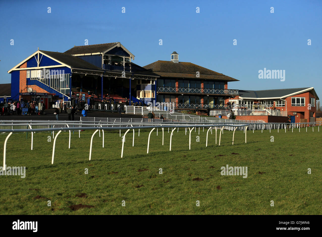 Horse Racing - Leicester Racecourse Stock Photo