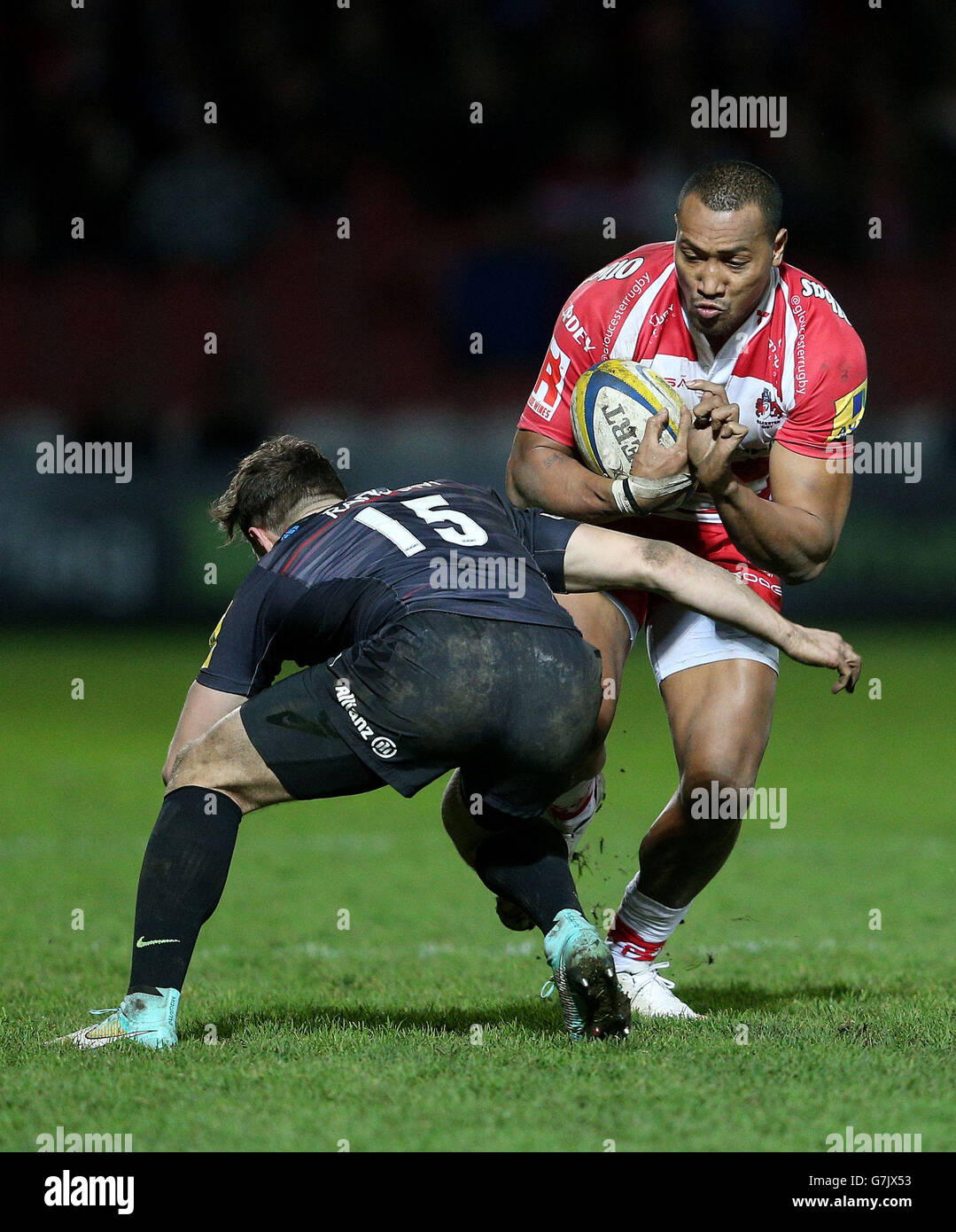 Gloucester rugby v saracens hi-res stock photography and images