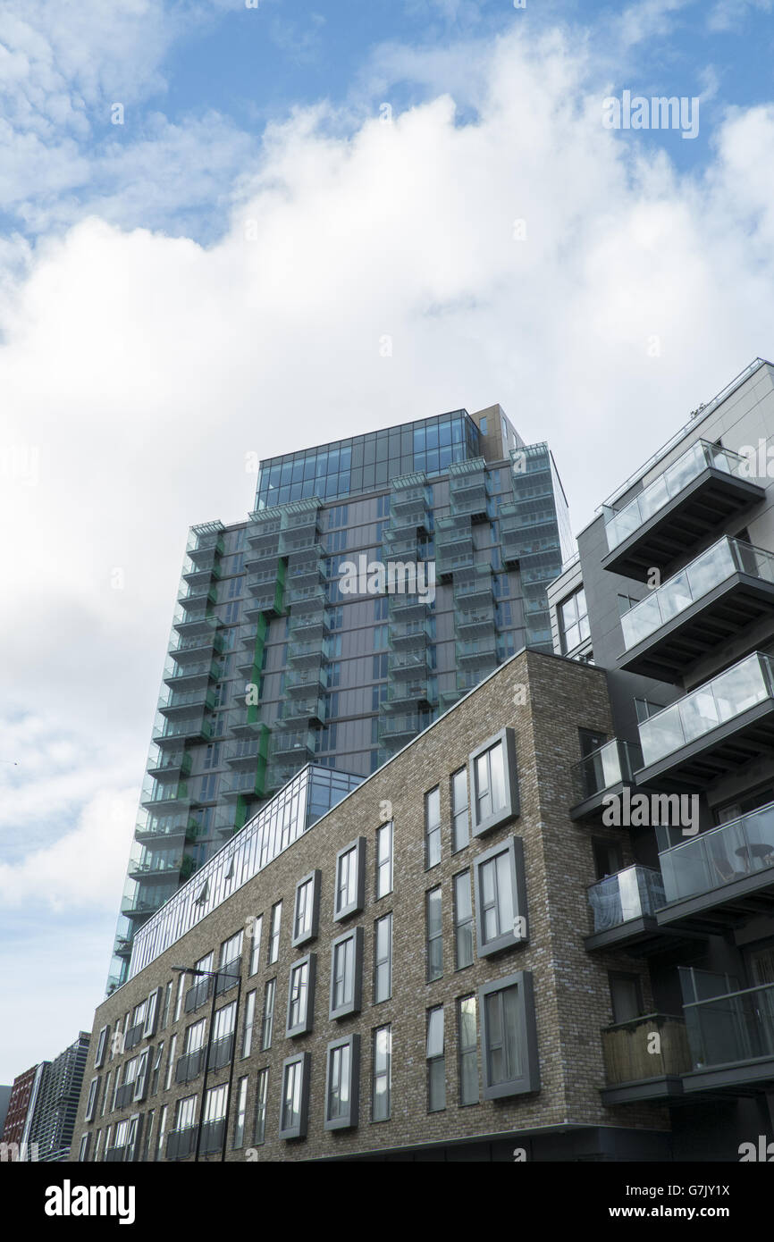 New build flats on sclater street hires stock photography and images