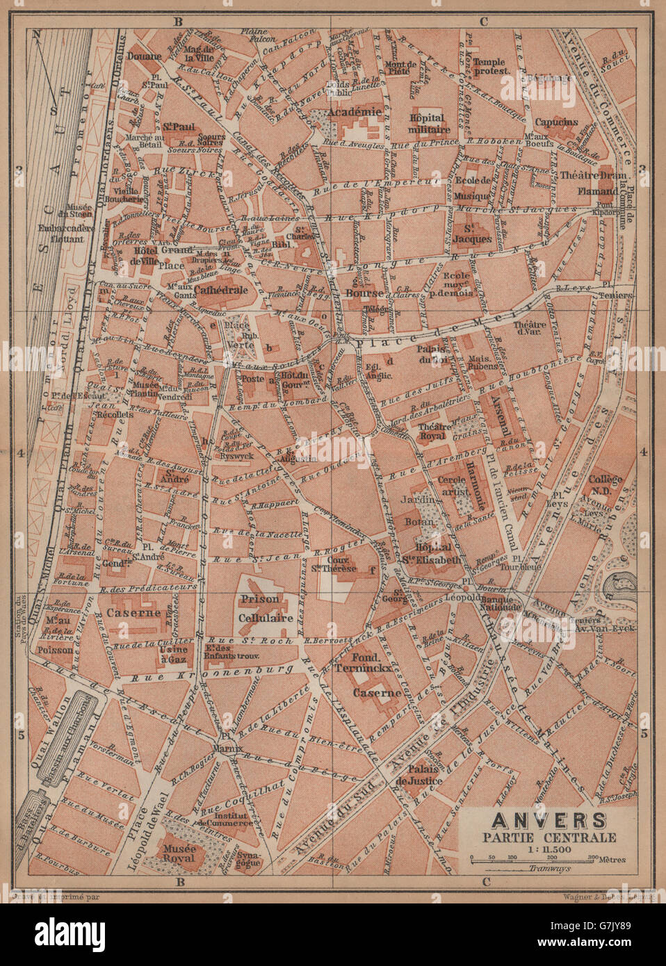 Urban plan Antwerpen Belgium