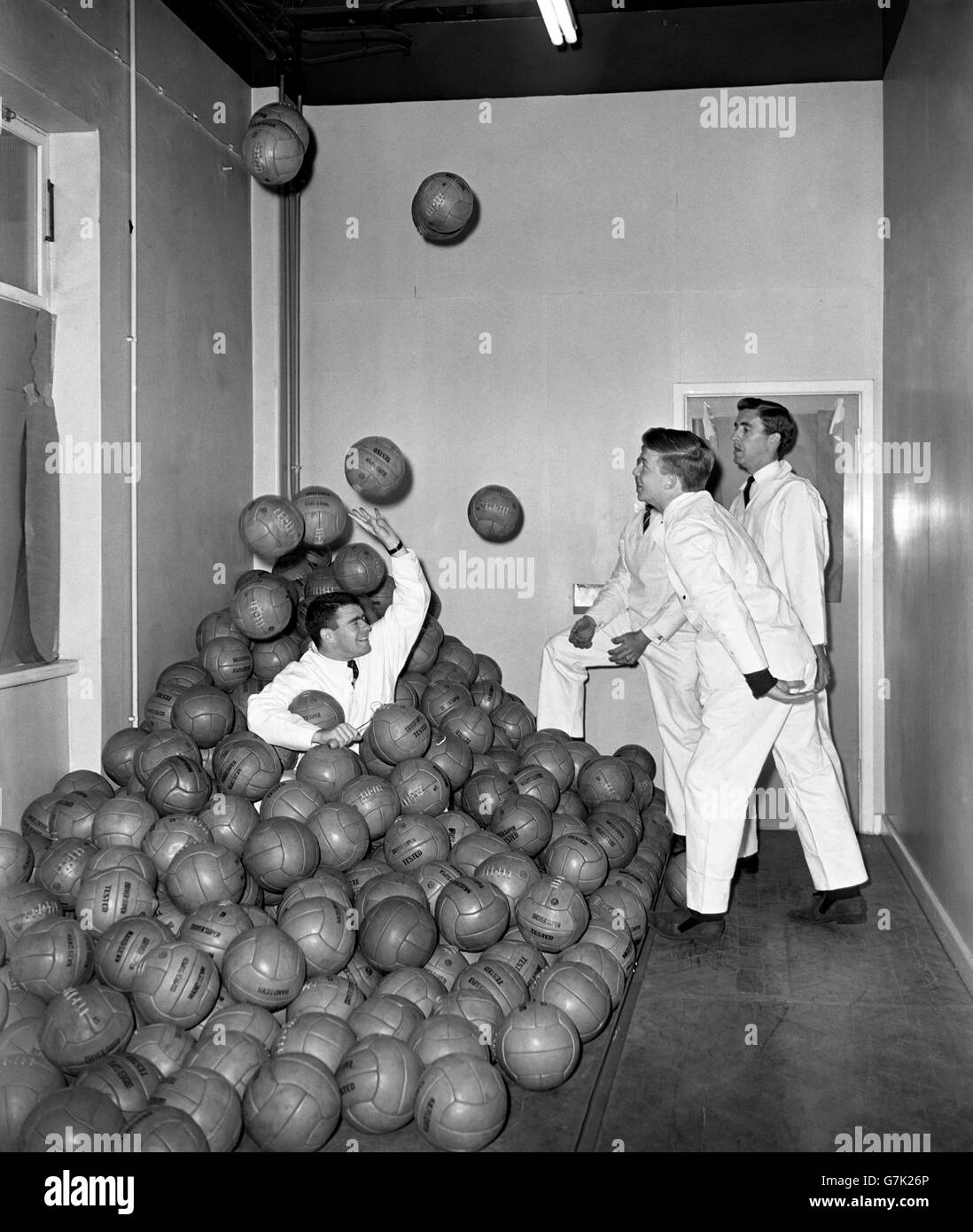 Soccer Football Manufacturing London Stock Photo Alamy
