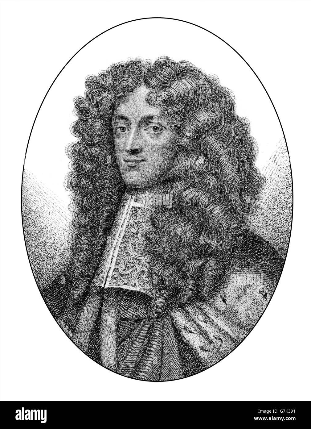 Thomas Osborne, 1st Duke of Leeds, Lord Danby or Marquess of Carmarthen, 1632-1712, an English statesman Stock Photo