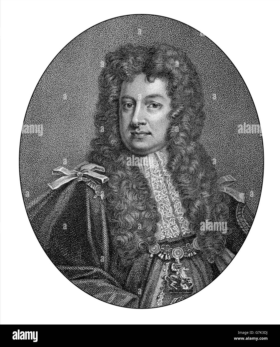 John Sheffield, 1648-1721, 1st Duke of Buckingham and Normanby or Lord Mulgrave, was an English poet and Tory politician Stock Photo