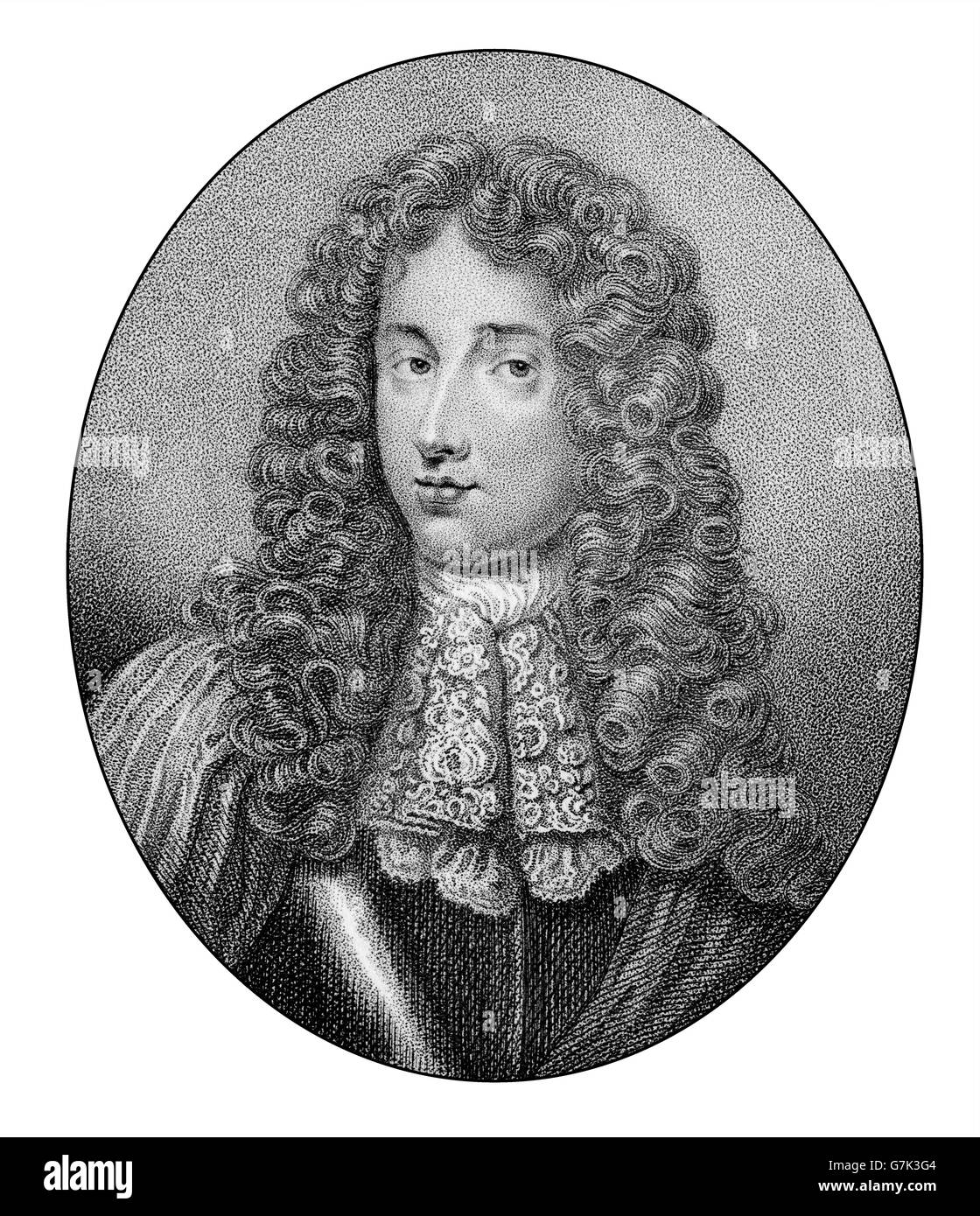 Vice-Admiral Peregrine Osborne, 2nd Duke of Leeds, 1659-1729, an English Tory politician Stock Photo