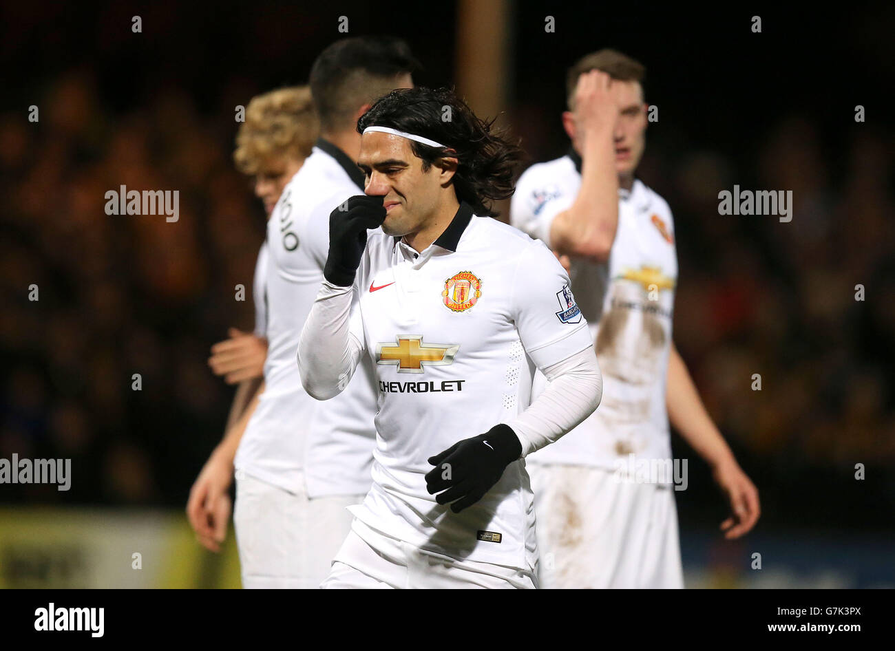 Soccer - FA Cup - Fourth Round - Cambridge United v Manchester United - The R Costings Abbey Stadium Stock Photo