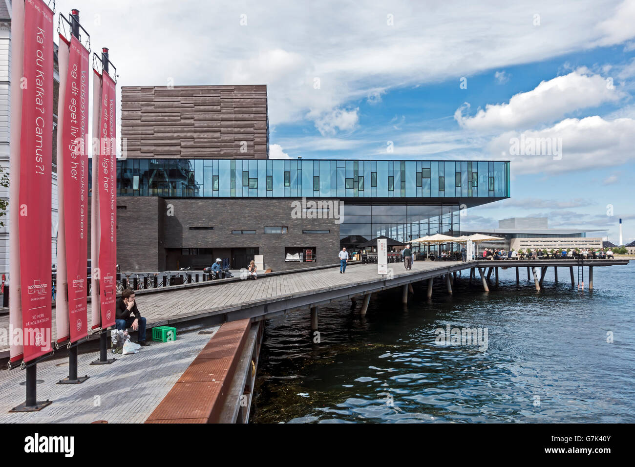 Skuespilhuset (The Royal Playhouse) in Nyhavn Copenhagen Denmark Stock Photo