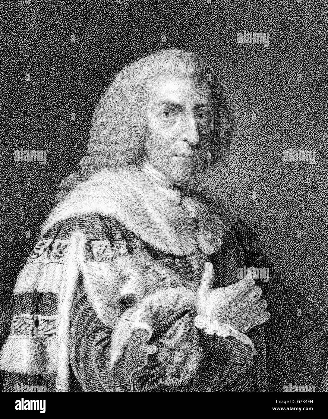 William Pitt, 1st Earl of Chatham, 1708-1778, a British statesman Stock Photo