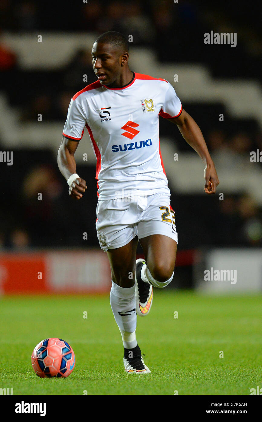 Soccer - FA Cup - Second Round - MK Dons v Chesterfield - Stadium MK ...