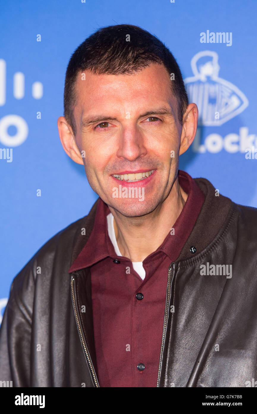 Tim Westwood attending the NBA Global Games London Tip-Off Party at the Millbank Tower, London. Stock Photo