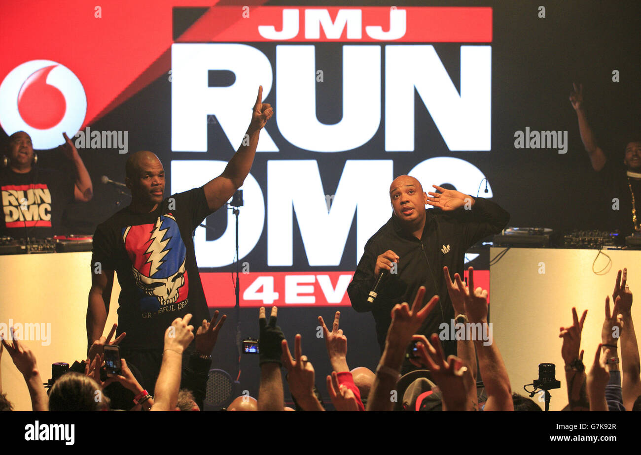 RUNDMC (Darryl McDaniels and Joseph Simmons), return to the UK stage for the first time in over