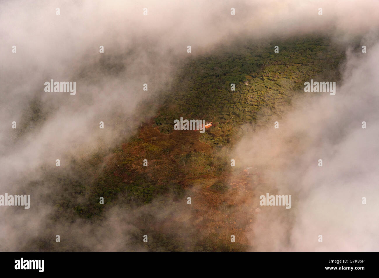 Aerial landscape of Zimbabwe Stock Photo - Alamy