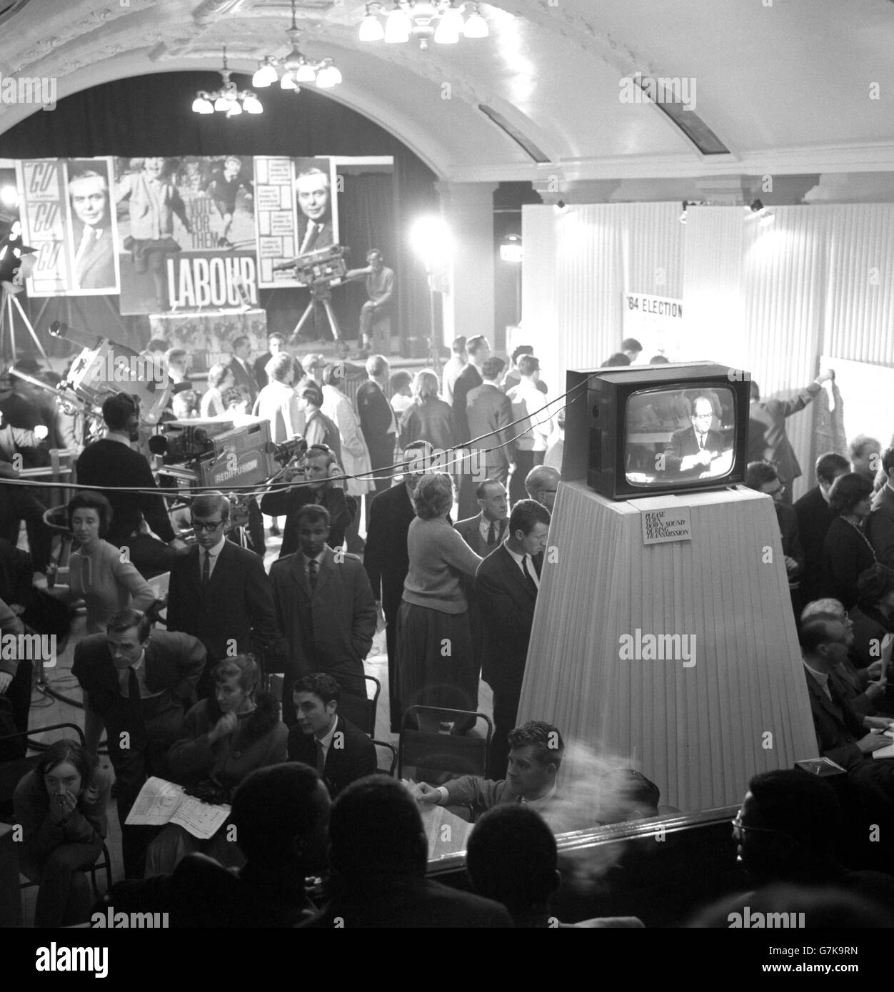 Politics 1964 General Election Labour Party HQ London Stock Photo