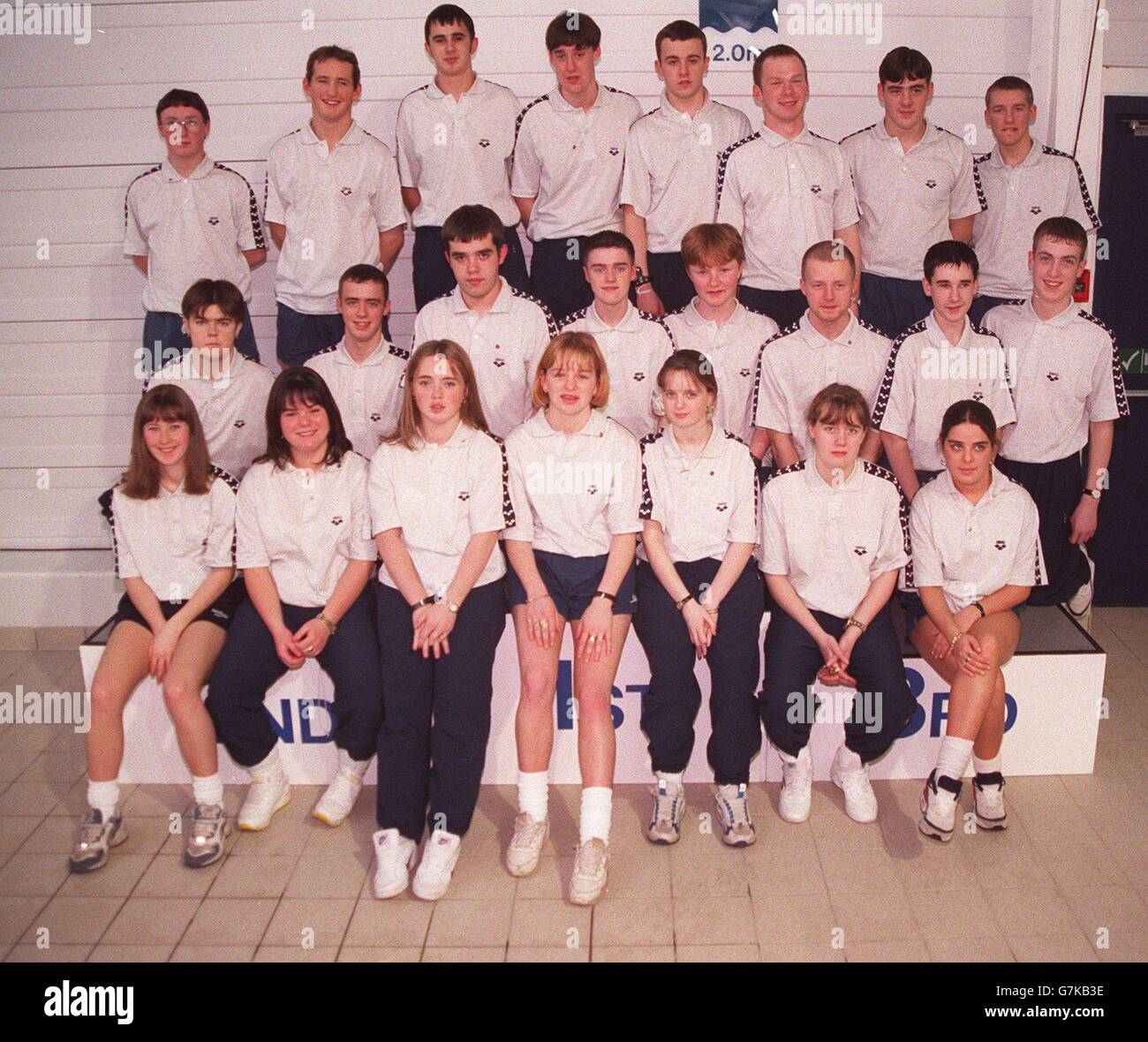 Swimming Fina Swiming World Cup 1997 Stock Photo Alamy